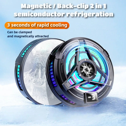 Glacier Clip™ semiconductor active cooling technology drawing heat from a mobile device