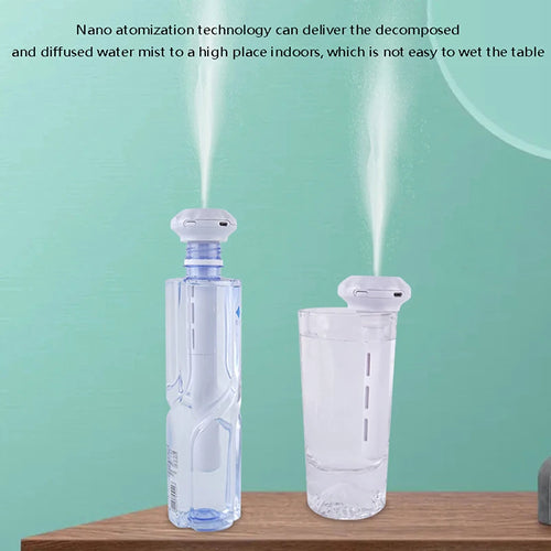 Mistwood™ USB-powered humidifier — compact design for desk, nightstand or travel