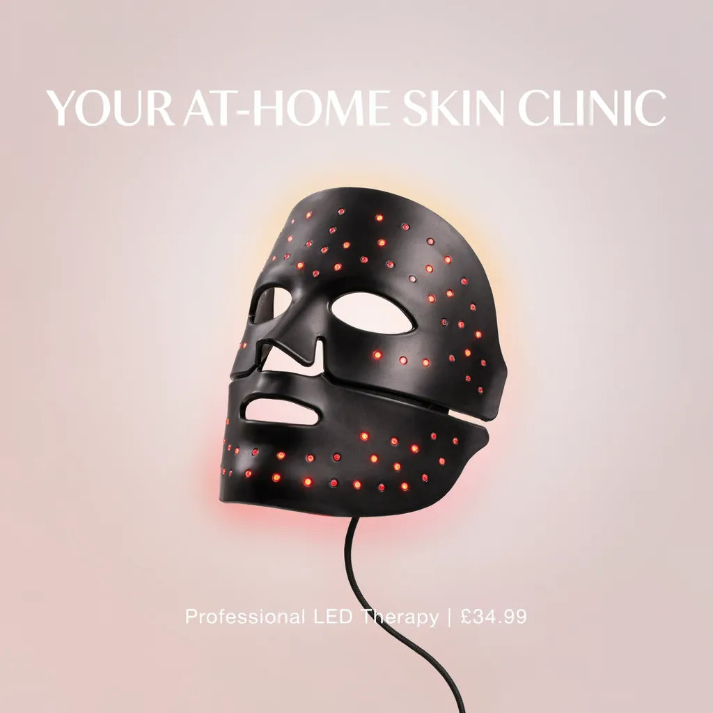 LumaGlow LED Light Therapy Mask — Your At-Home Skin Clinic, professional LED therapy for £34.99