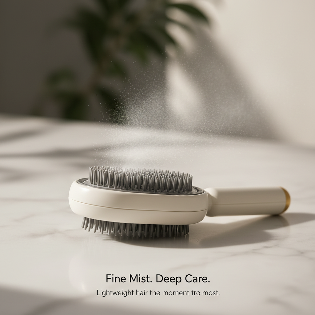 Vapor Glow™ fine mist penetrating hair for deep scalp and strand hydration