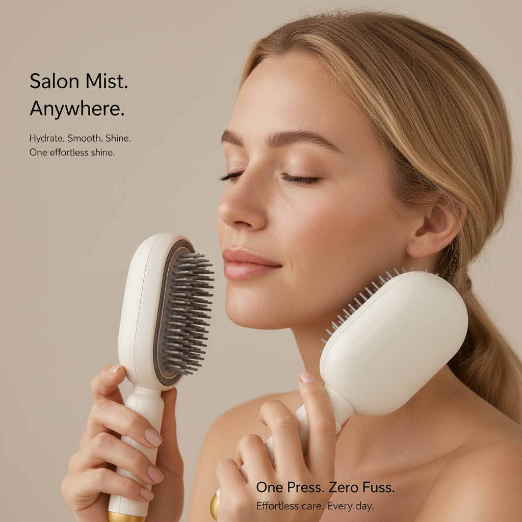 Vapor Glow™ one-press mist activation — zero fuss, immediate results